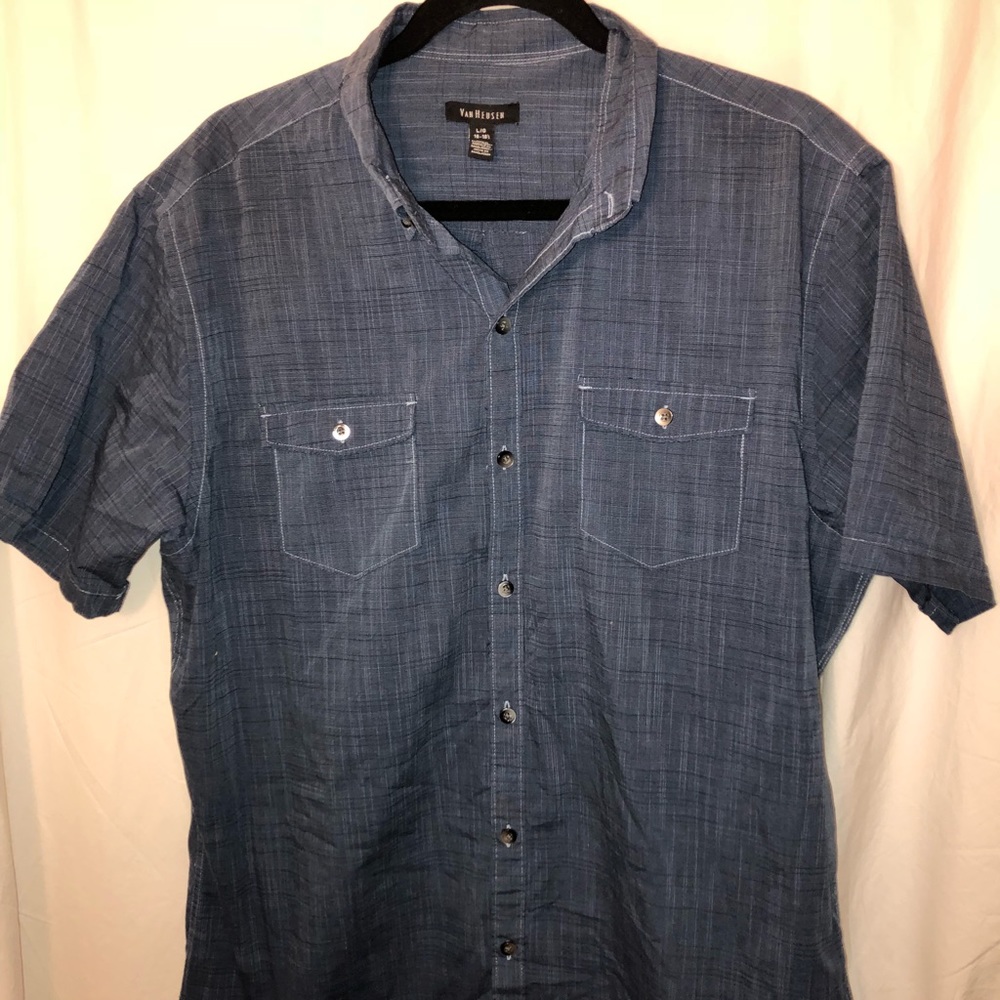 Short sleeved button up shirt
